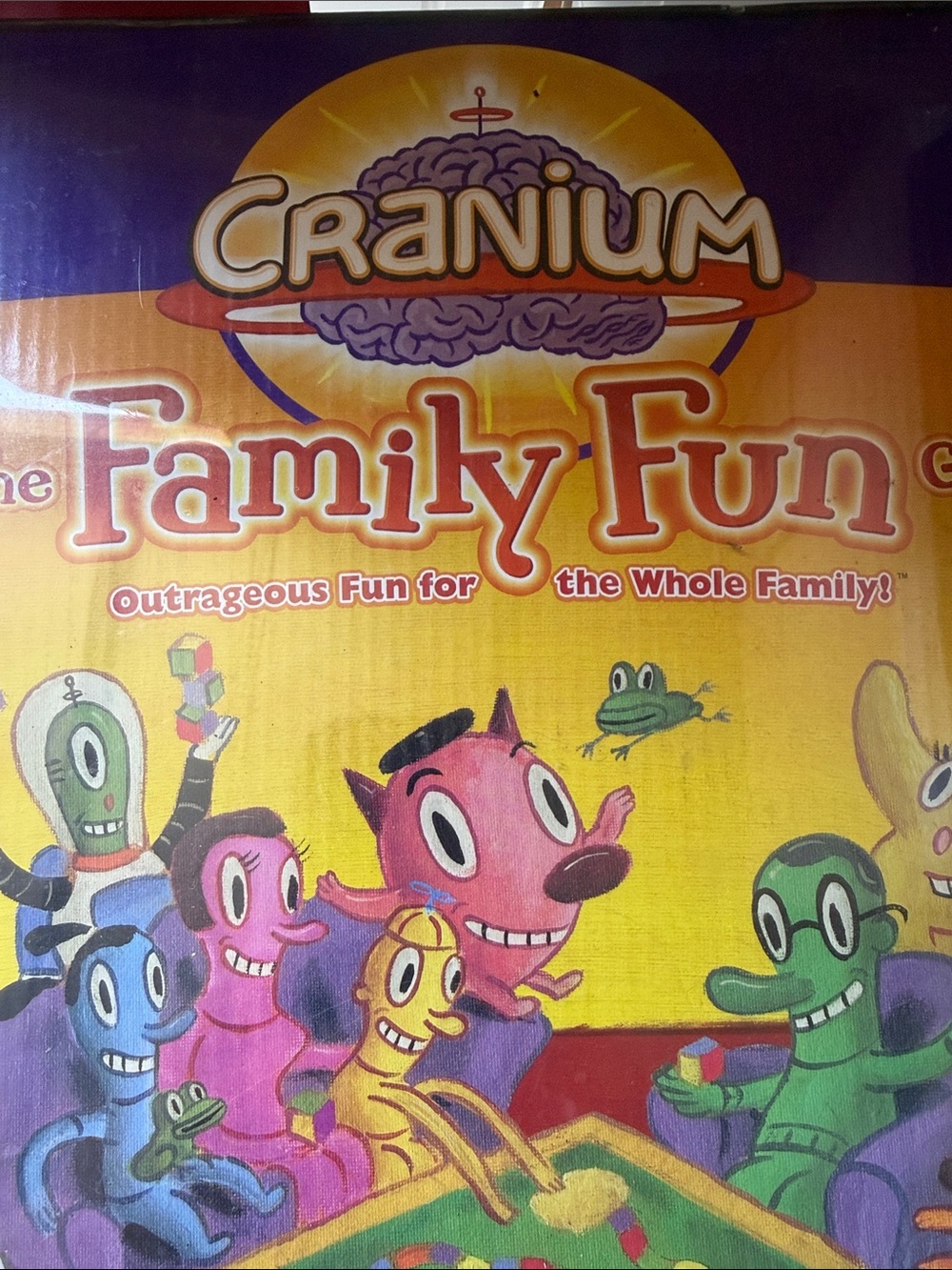 Cranium Family Fun Board Game - Yellow New—Sealed